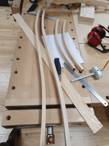 Glued pieces parted