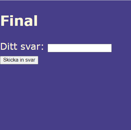 finalsvar